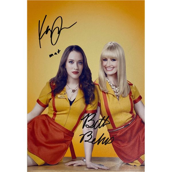 Autograph Signed  2 Broke Girls Photo