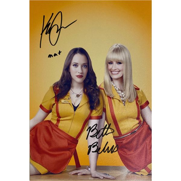 Autograph Signed  2 Broke Girls Photo