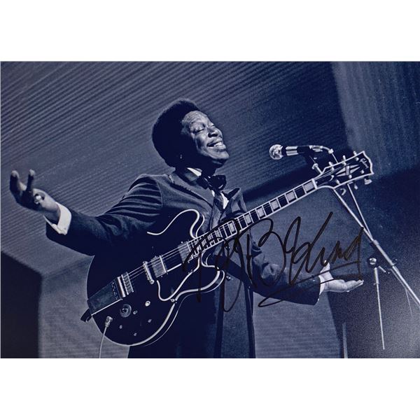Autograph Signed  BB King Photo