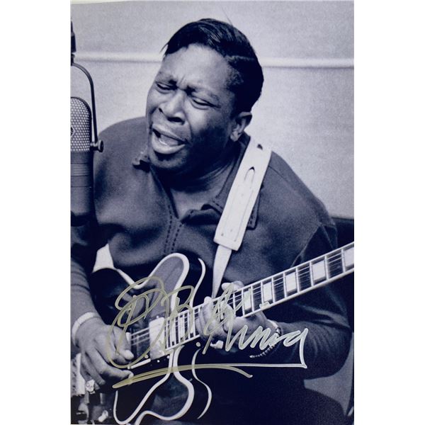 Autograph Signed  BB King Photo