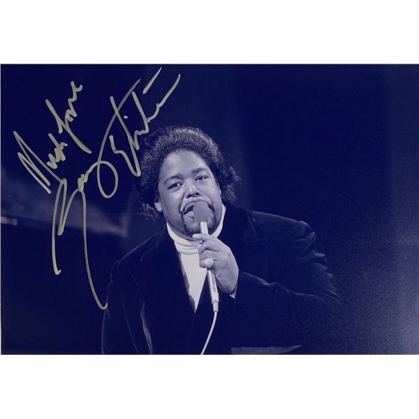 Autograph Signed  Barry White Photo