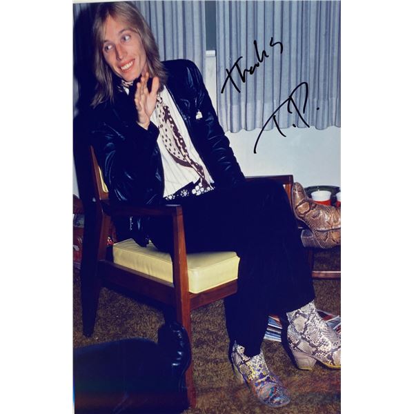 Autograph Signed  Tom Petty Photo