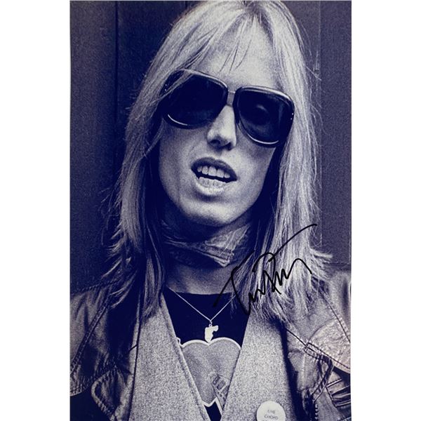 Autograph Signed  Tom Petty Photo
