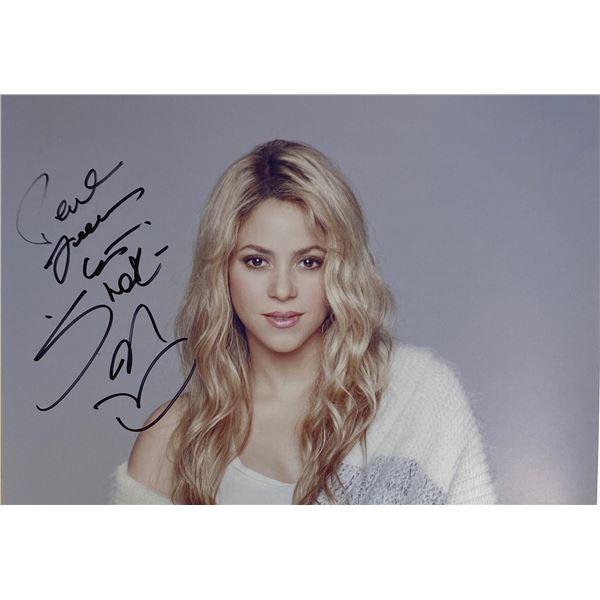 Autograph Signed  Shakira Photo