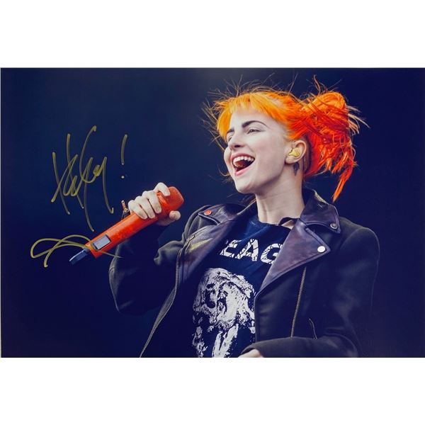 Autograph Signed  Hayley Williams Photo