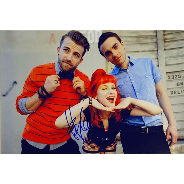 Autograph Signed  Paramore Photo