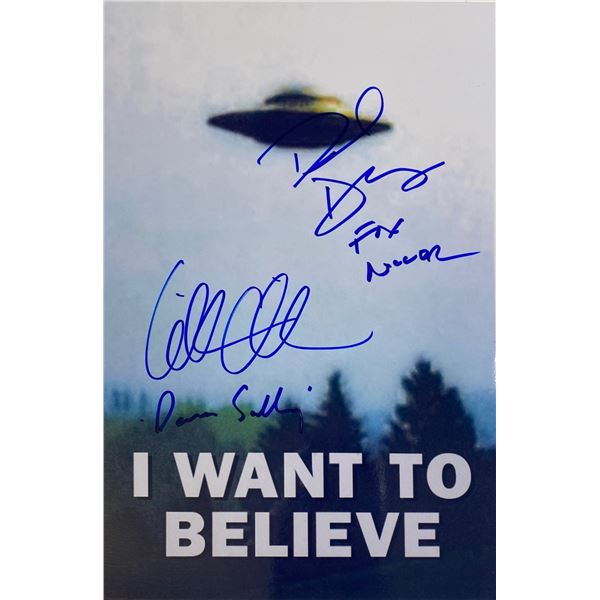 Autograph Signed  X File Photo