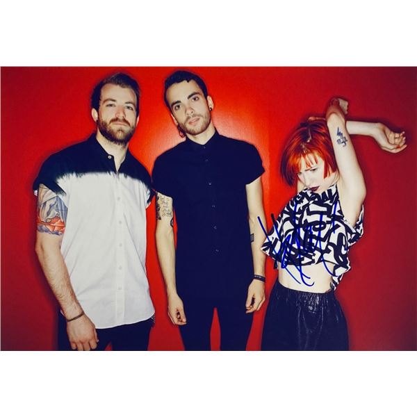 Autograph Signed  Paramore Photo