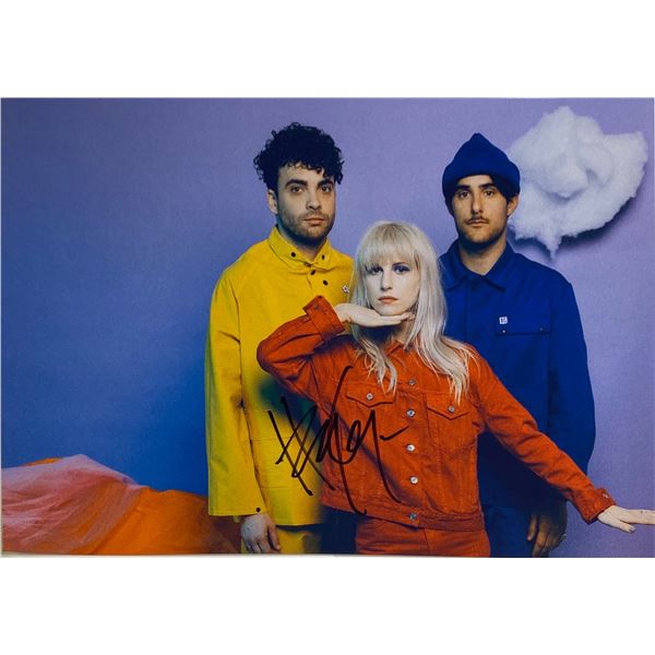 Autograph Signed  Paramore Photo