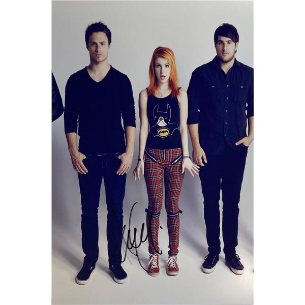 Autograph Signed  Paramore Photo