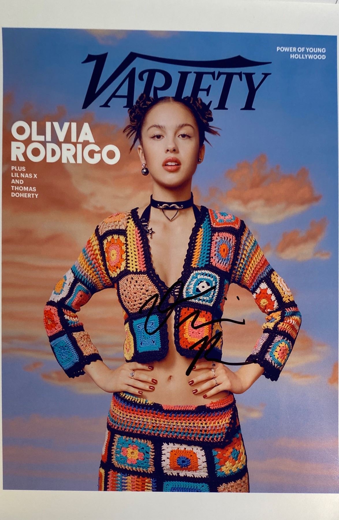 Autograph Signed Olivia Rodrigo Photo Autograph Signed Olivia Rodrigo Photo