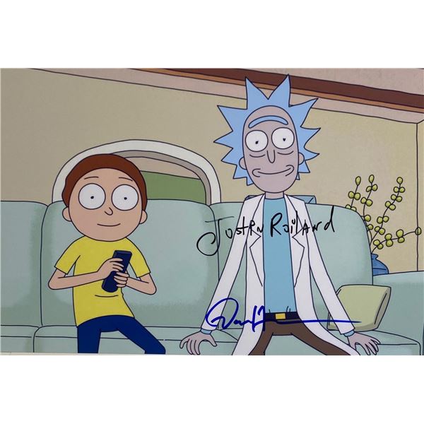 Autograph Signed  Rick and Morty Photo