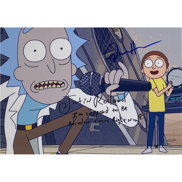 Autograph Signed  Rick and Morty Photo