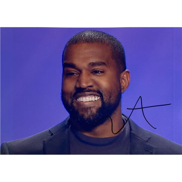 Autograph Signed  Kanye West Photo