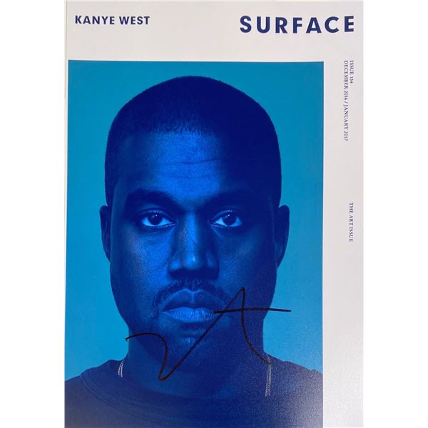 Autograph Signed  Kanye West Photo