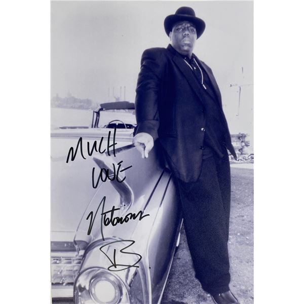 Autograph Signed  Notorious B.I.G. Photo