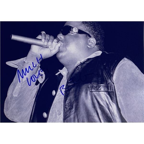 Autograph Signed  Notorious B.I.G. Photo