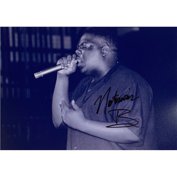 Autograph Signed  Notorious B.I.G. Photo