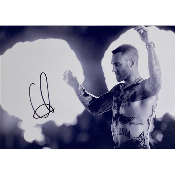 Autograph Signed  Adam Levine Photo