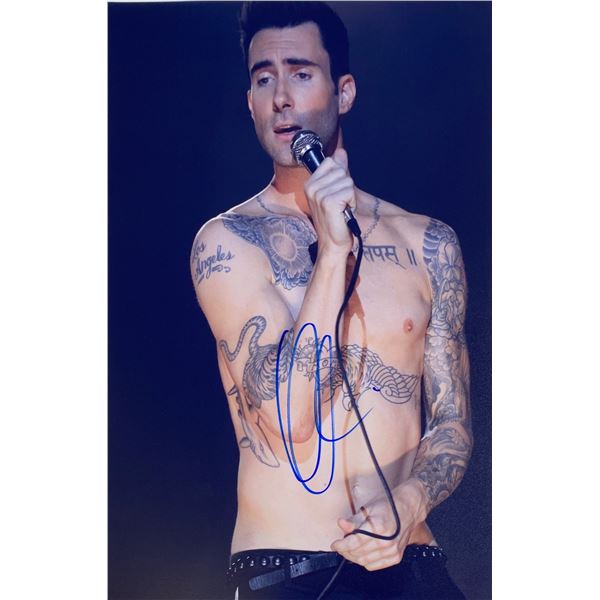 Autograph Signed  Adam Levine Photo