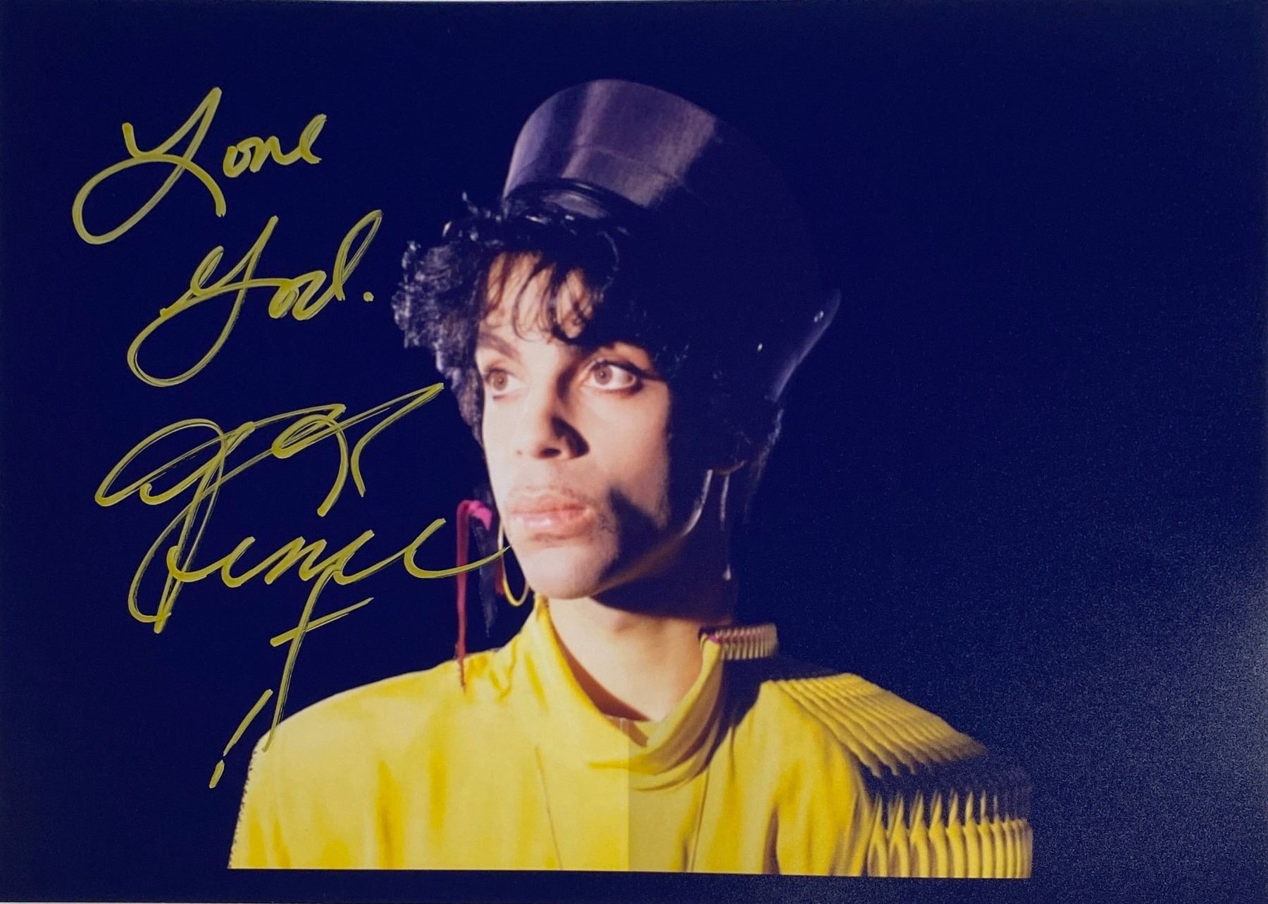 Autograph Signed Prince Photo