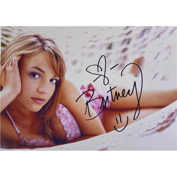 Autograph Signed  Britney Spears Photo