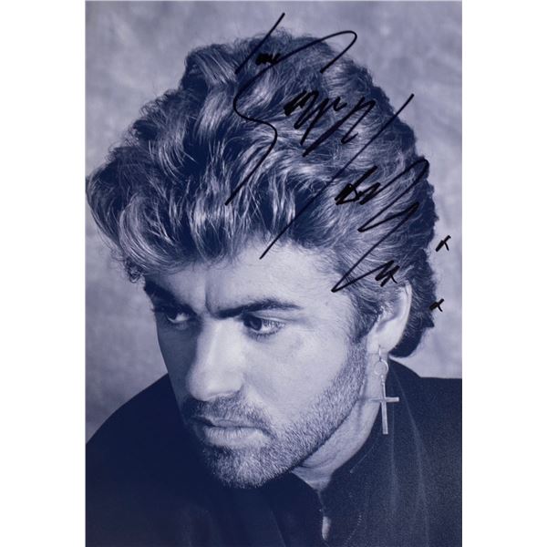 Autograph Signed  George Michael Photo