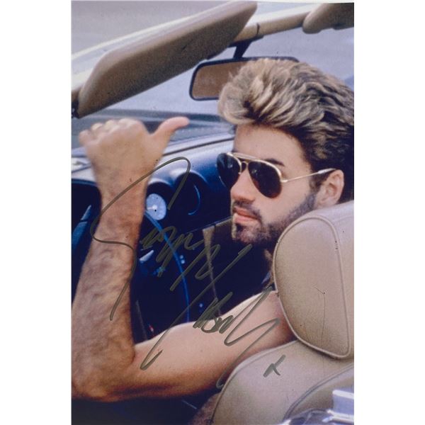 Autograph Signed  George Michael Photo