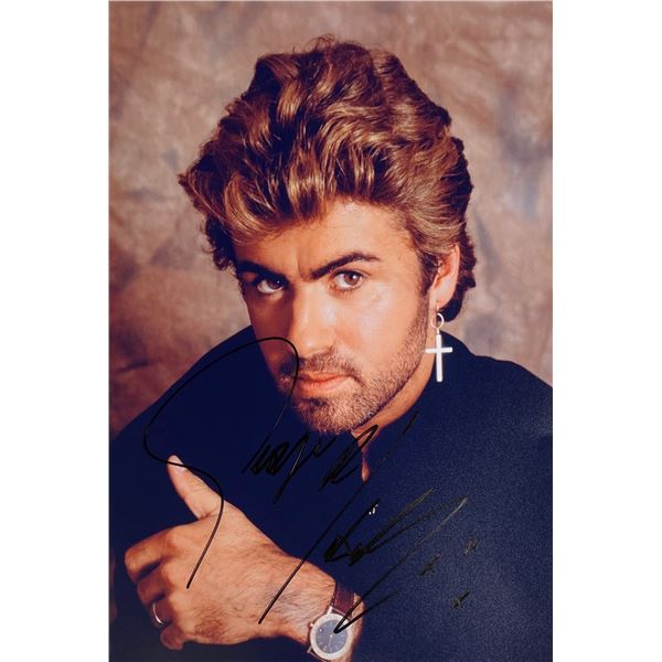 Autograph Signed  George Michael Photo