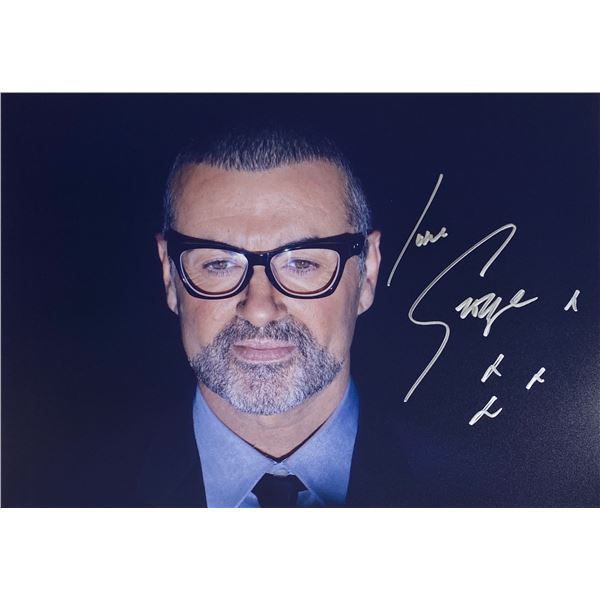 Autograph Signed  George Michael Photo