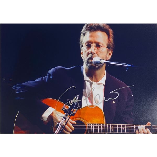 Autograph Signed  Eric Clapton Photo