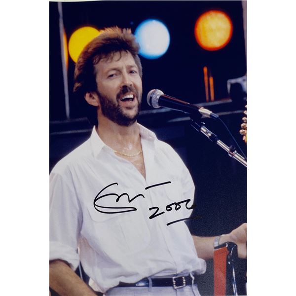 Autograph Signed  Eric Clapton Photo
