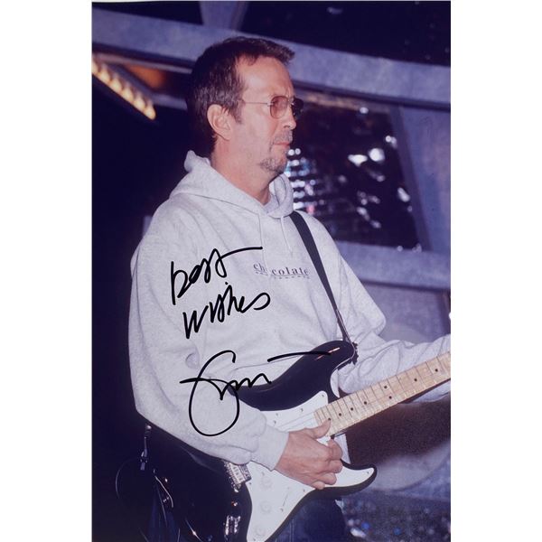 Autograph Signed  Eric Clapton Photo