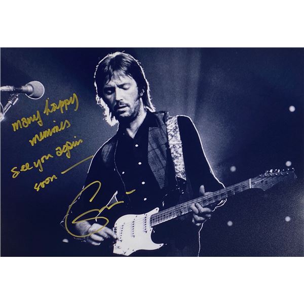Autograph Signed  Eric Clapton Photo