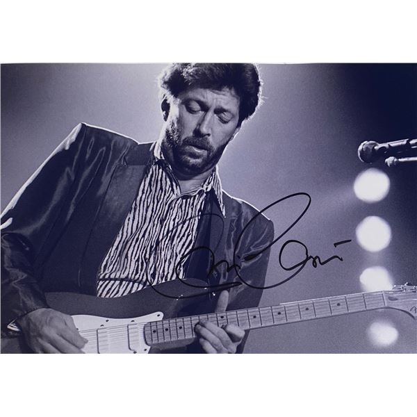 Autograph Signed  Eric Clapton Photo