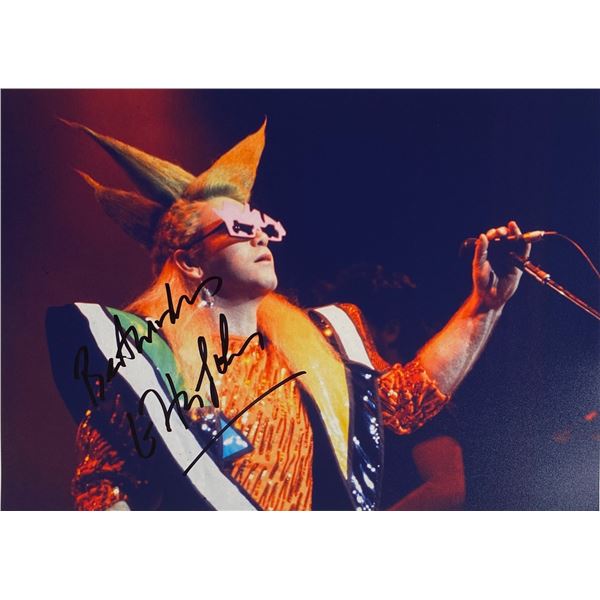 Autograph Signed  Elton John Photo
