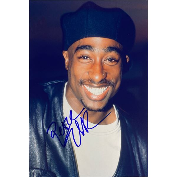Autograph Signed  Tupac Photo