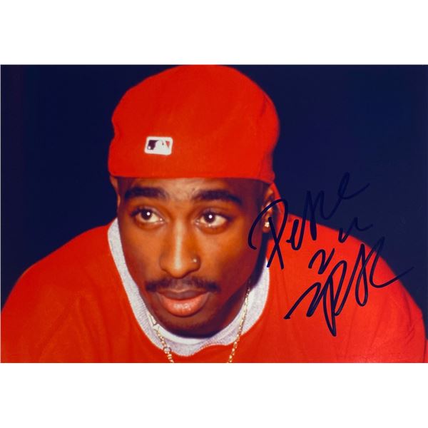 Autograph Signed  Tupac Photo