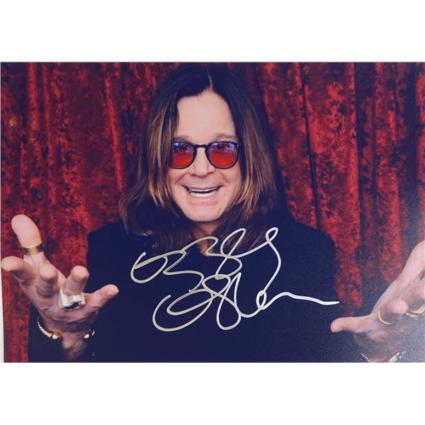 Autograph Signed  Ozzy Osbourne Photo