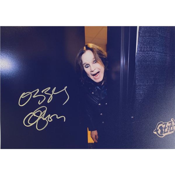 Autograph Signed  Ozzy Osbourne Photo