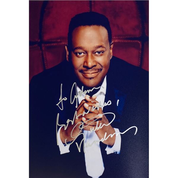 Autograph Signed  Luther Vandross Photo