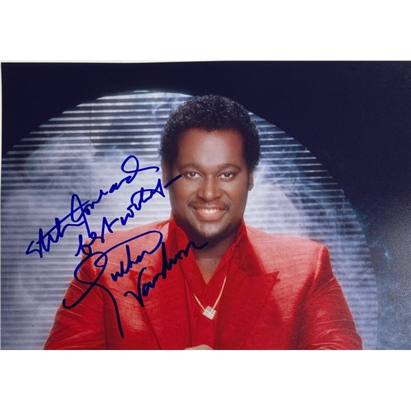 Autograph Signed  Luther Vandross Photo