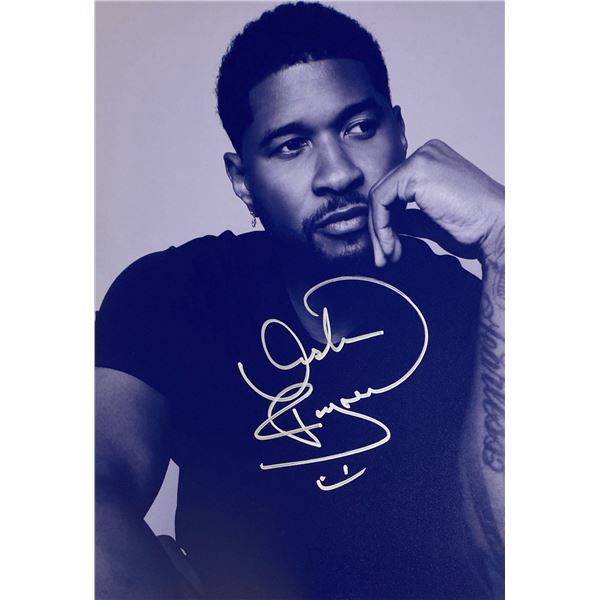Autograph Signed  Usher Raymond Photo