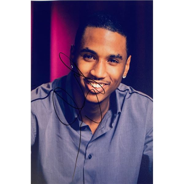 Autograph Signed  Trey Songz Photo