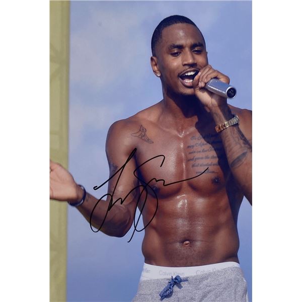 Autograph Signed  Trey Songz Photo