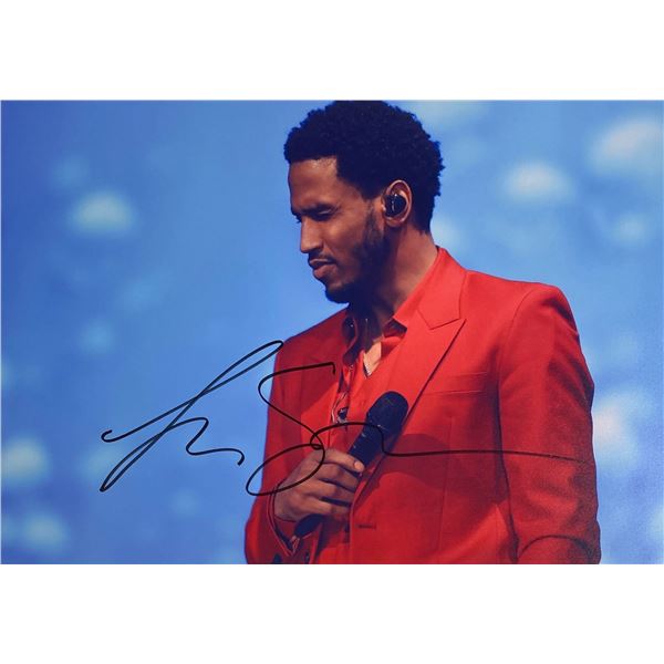 Autograph Signed  Trey Songz Photo