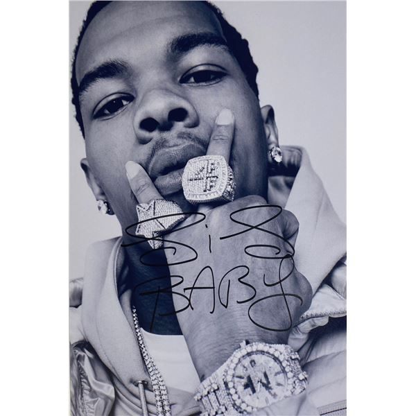 Autograph Signed  Lil Baby Photo