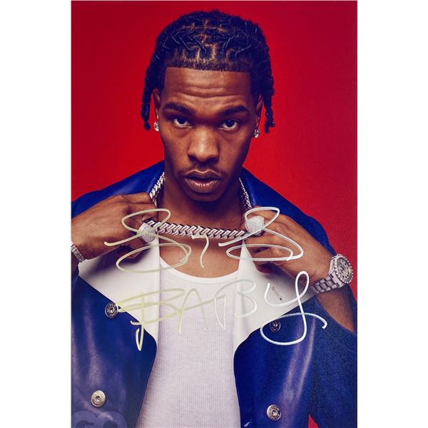 Autograph Signed  Lil Baby Photo