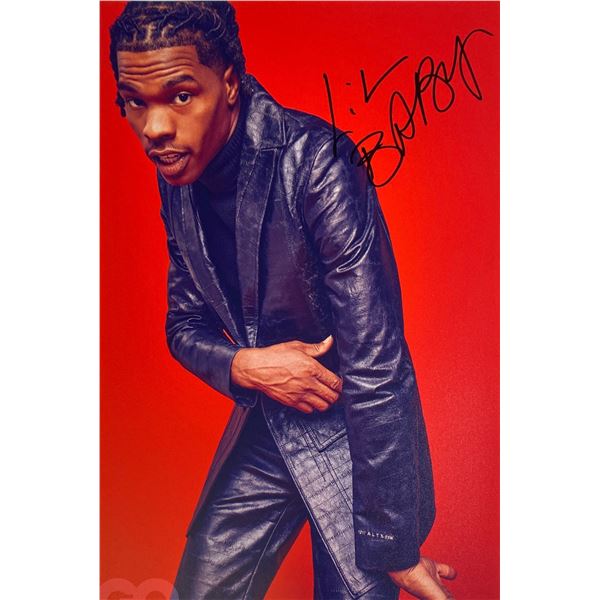 Autograph Signed  Lil Baby Photo