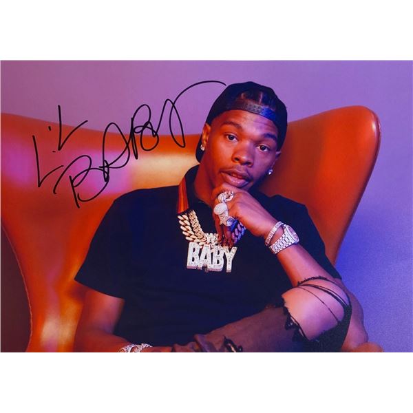 Autograph Signed  Lil Baby Photo